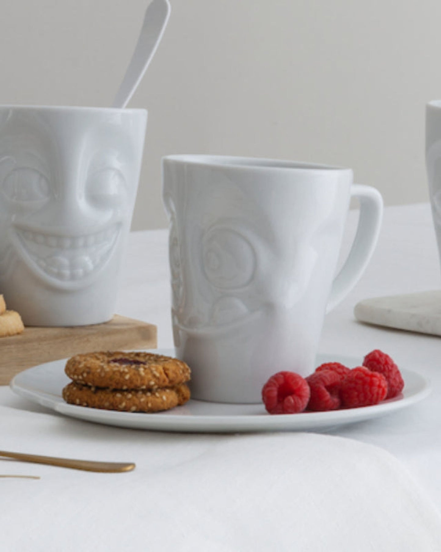 58 Products Mug with handle - tasty white