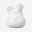 58 Products small Vase - cheeky (round) white - 2 flowers