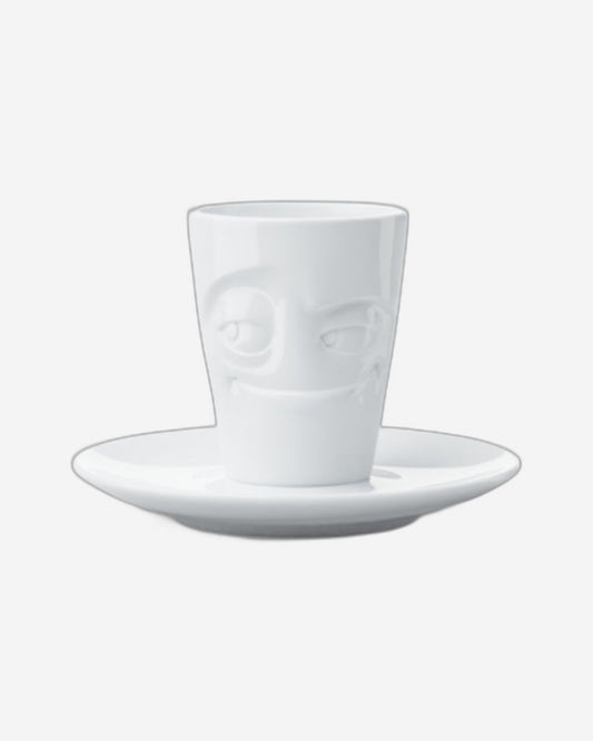 58 Products Espresso Mug with handle - impish white