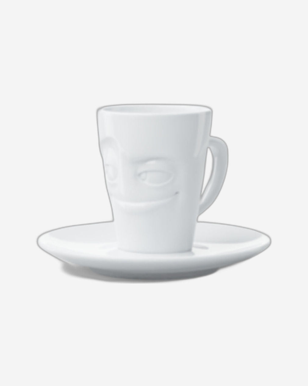 58 Products Espresso Mug with handle - impish white