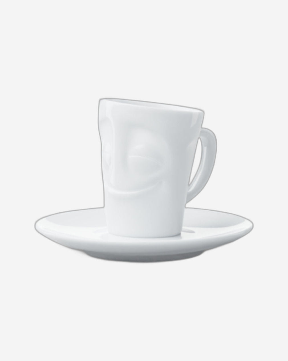 58 Products Espresso Mug with handle - cheery white