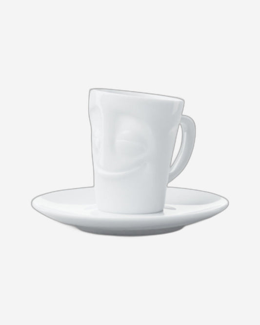 58 Products Espresso Mug with handle - cheery white