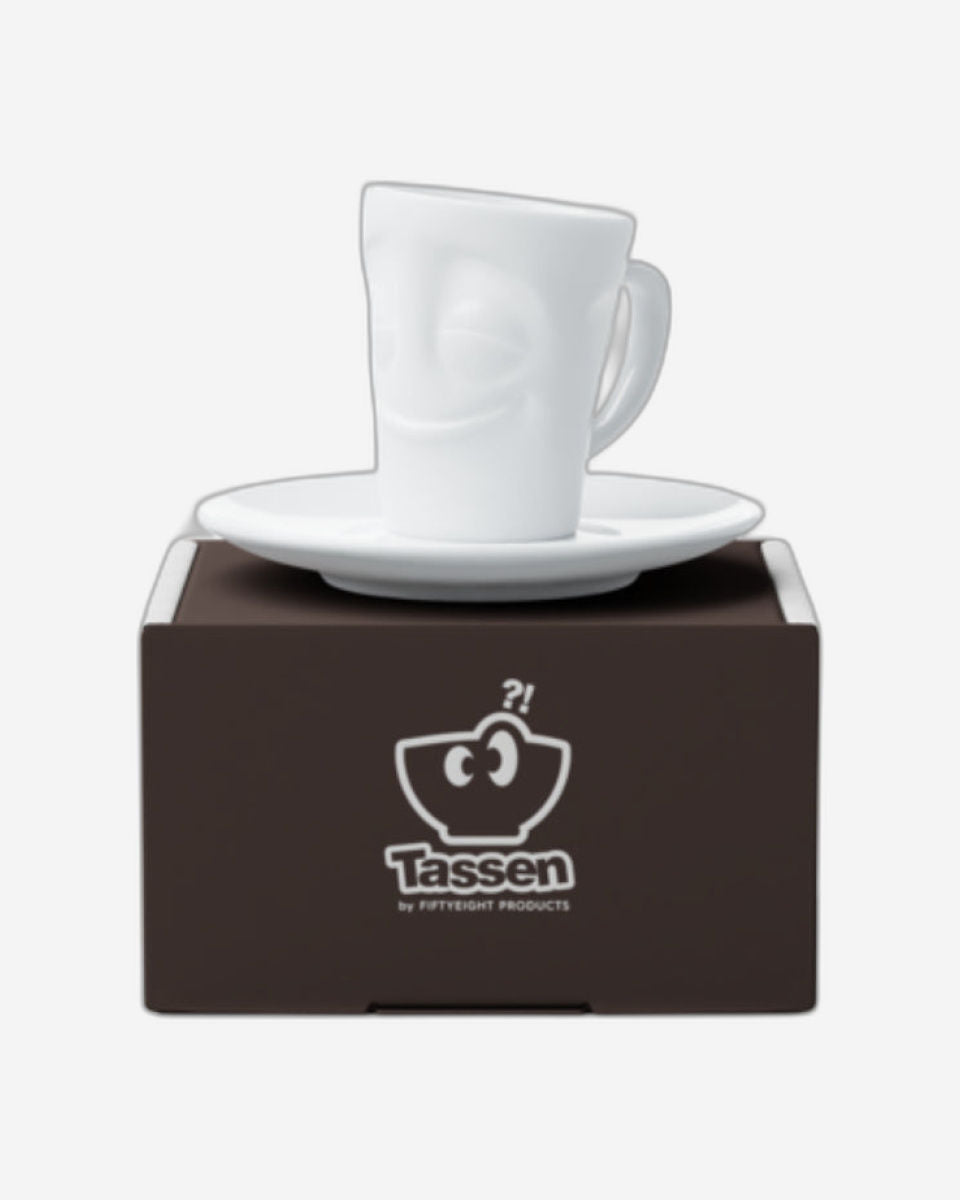 58 Products Espresso Mug with handle - cheery white