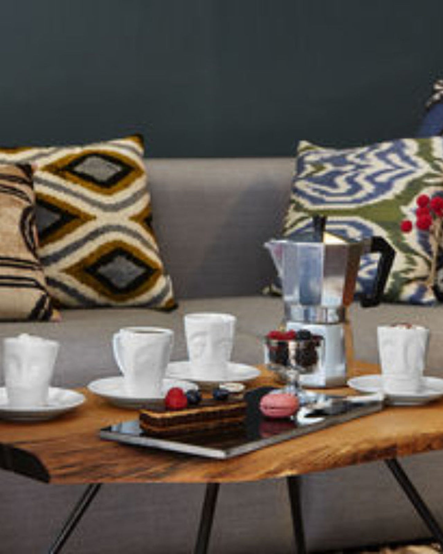 58 Products Espresso Mug with handle - cheery white