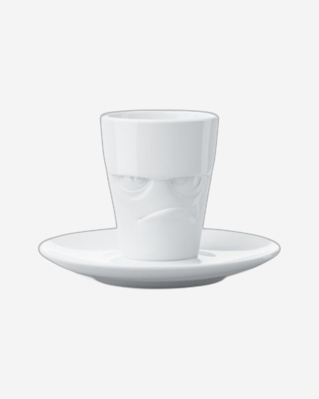 58 Products Espresso Mug with handle - grumpy - white