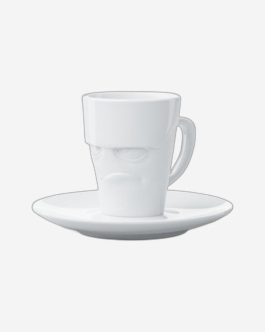 58 Products Espresso Mug with handle - grumpy - white