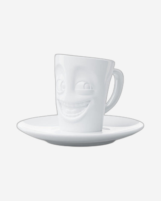 58 Products Espresso Mug with handle - joking - white