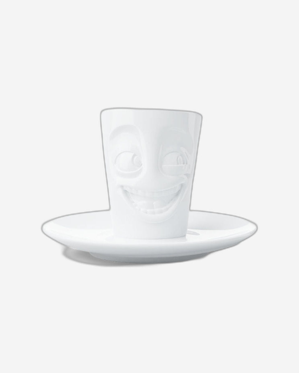 58 Products Espresso Mug with handle - joking - white