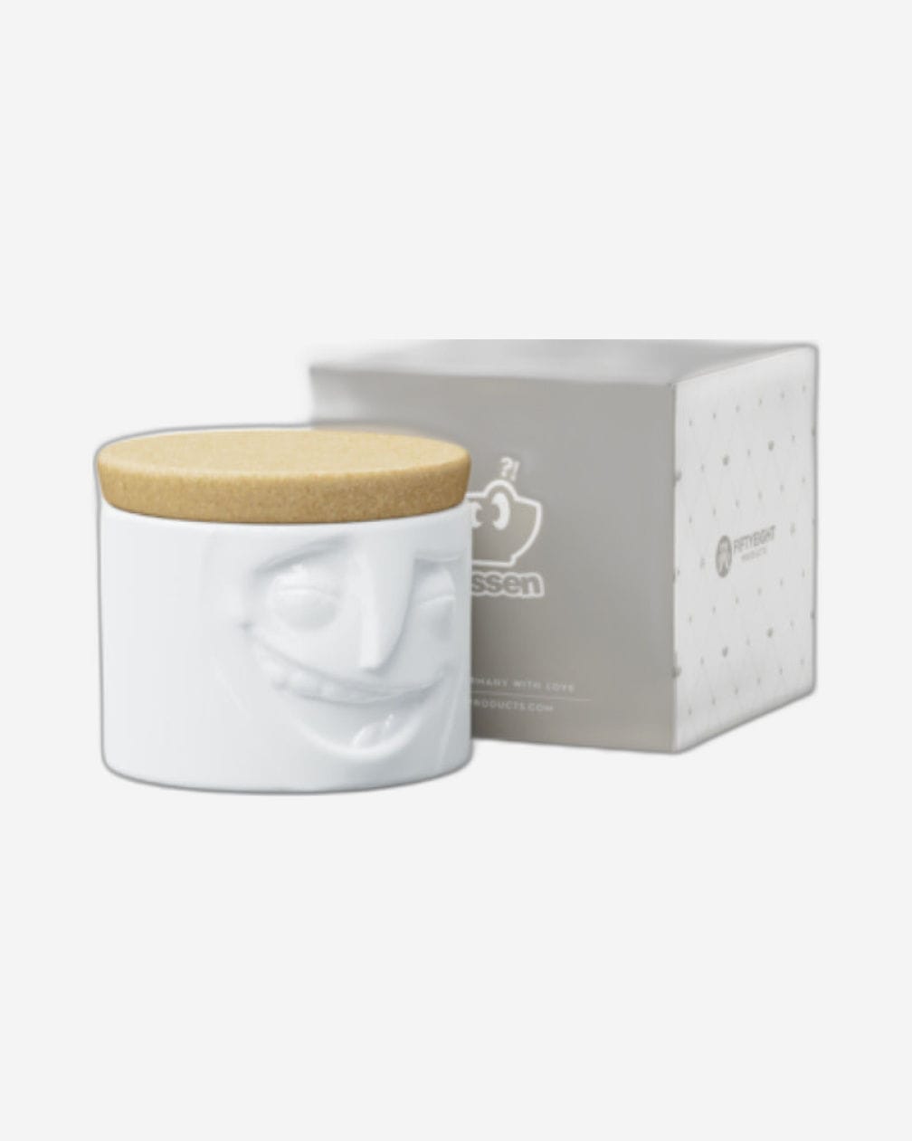 58 Products Storage Jar 900ml - cheerful  white
