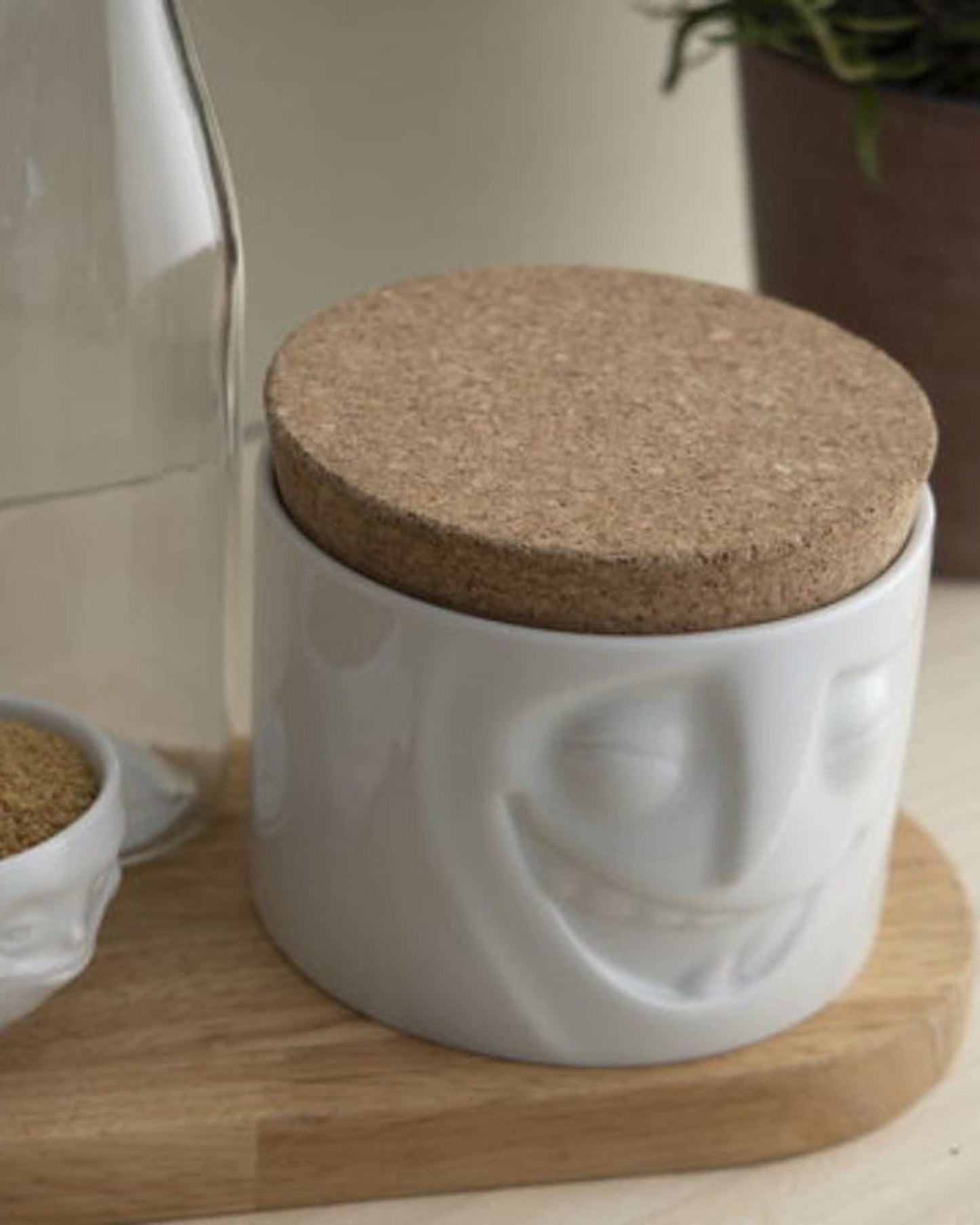 58 Products Storage Jar 900ml - cheerful  white