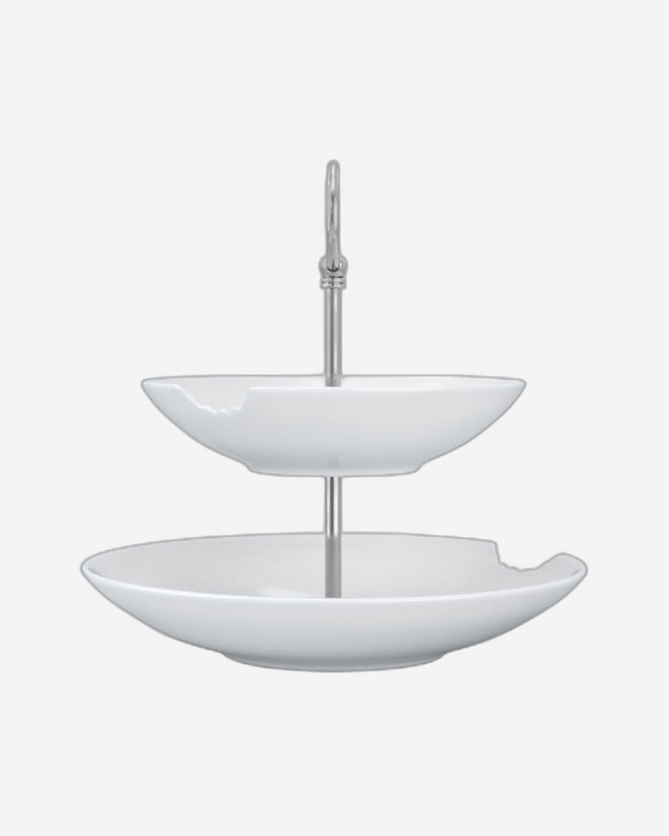 58 Products Food-Tempel - 2 Levels (2 deep plates with bite)
