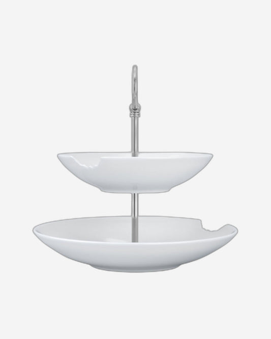 58 Products Food-Tempel - 2 Levels (2 deep plates with bite)