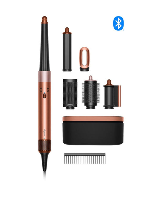 Dyson Airwrap  multi-styler and dryer Straight+Wavy | Amber silk 308F T1 T2 | 2 years Dyson Warranty