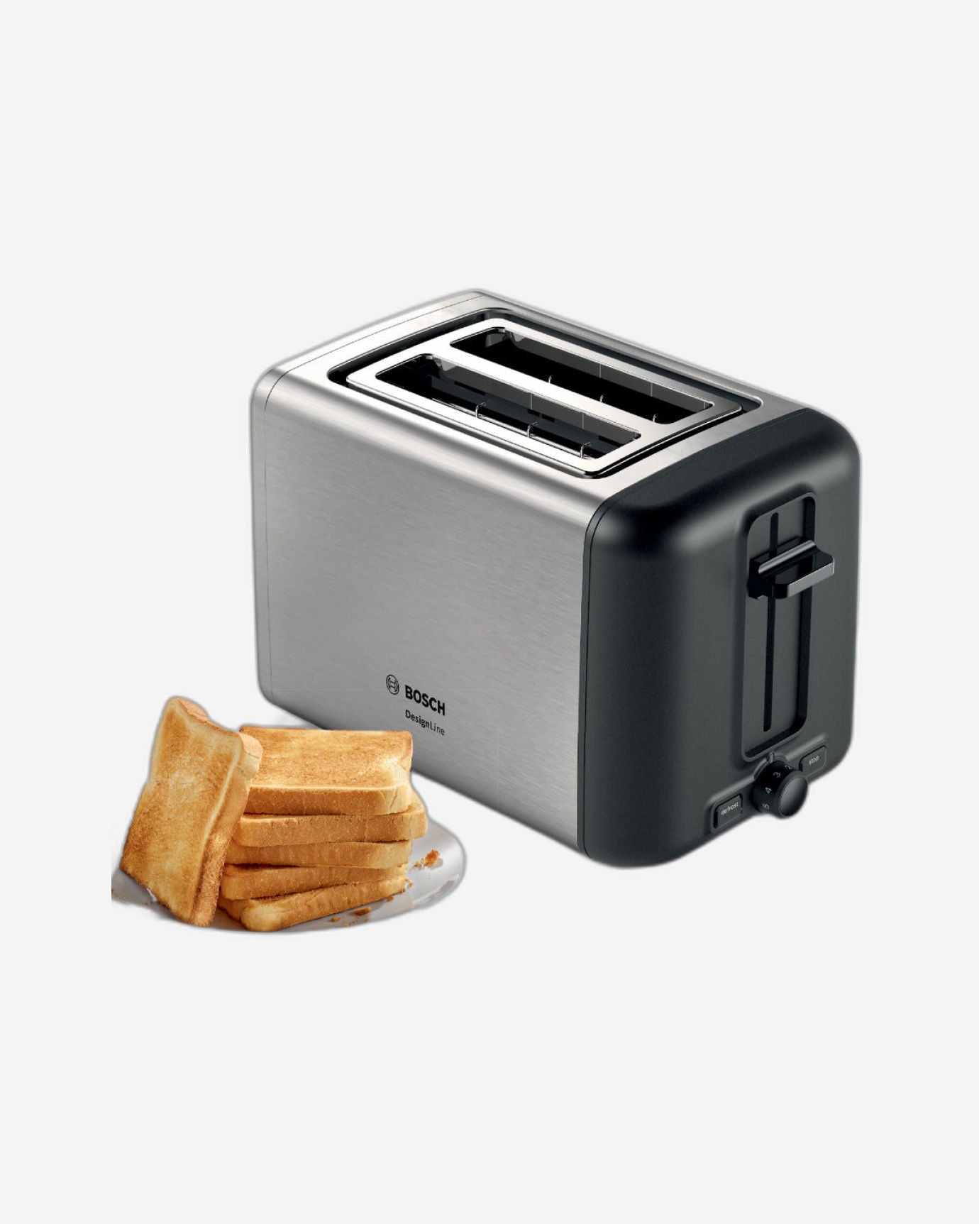 Bosch DesignLine Stainless Steel Toaster Silver