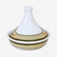 Shallow Bone China Tajine Set with Cover 6 Inches (15 cm), Elegant Porcelain Moroccan Cooking Pot for Stews & Dishes