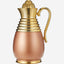 Nessan Arabic Dallah 1.0L, Rose/Gold | Elegant Stainless Steel Traditional Coffee Pot for Arabic Coffee & Beverages