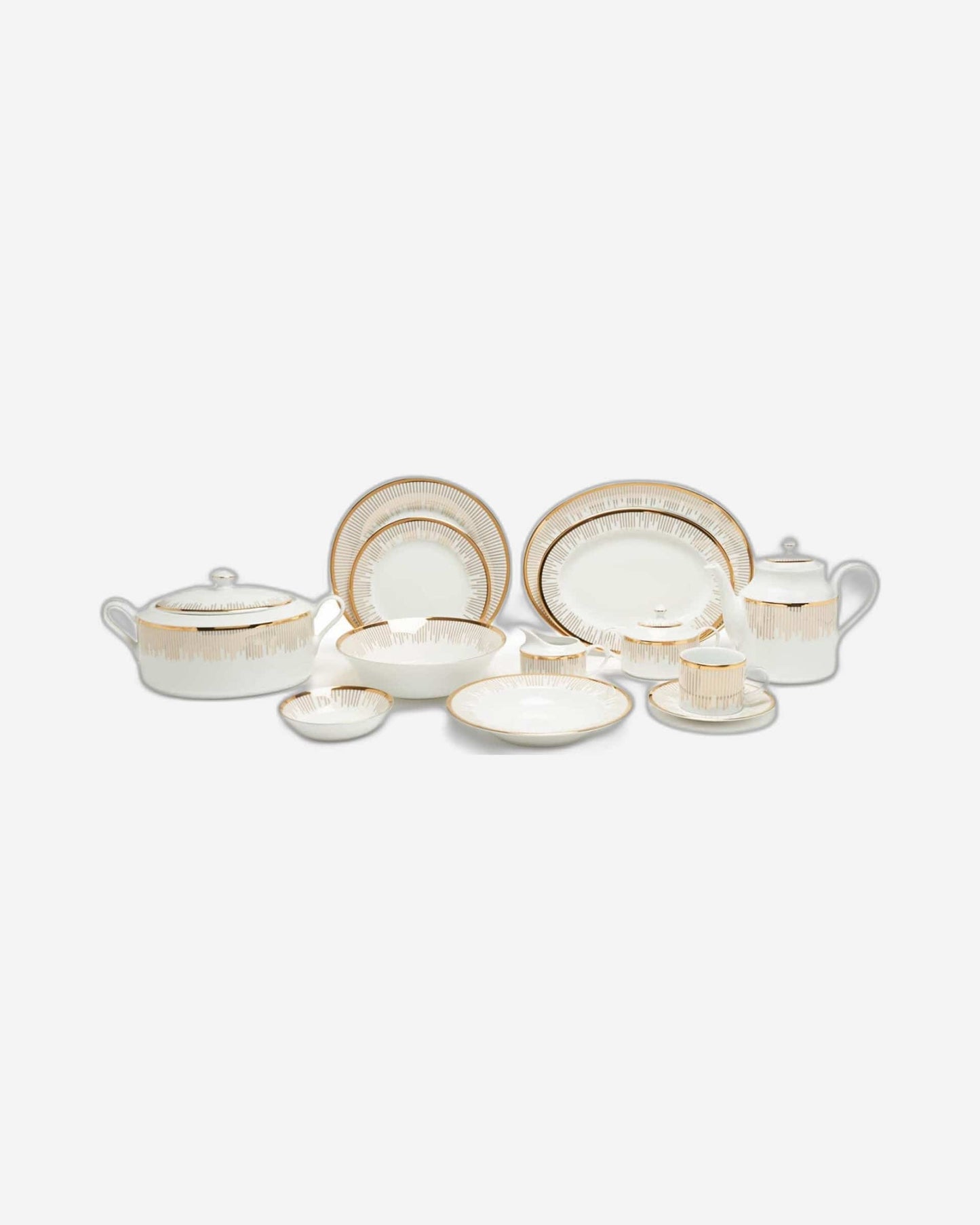 Dankotuwa Dinner Set 59Pc Kane Gold