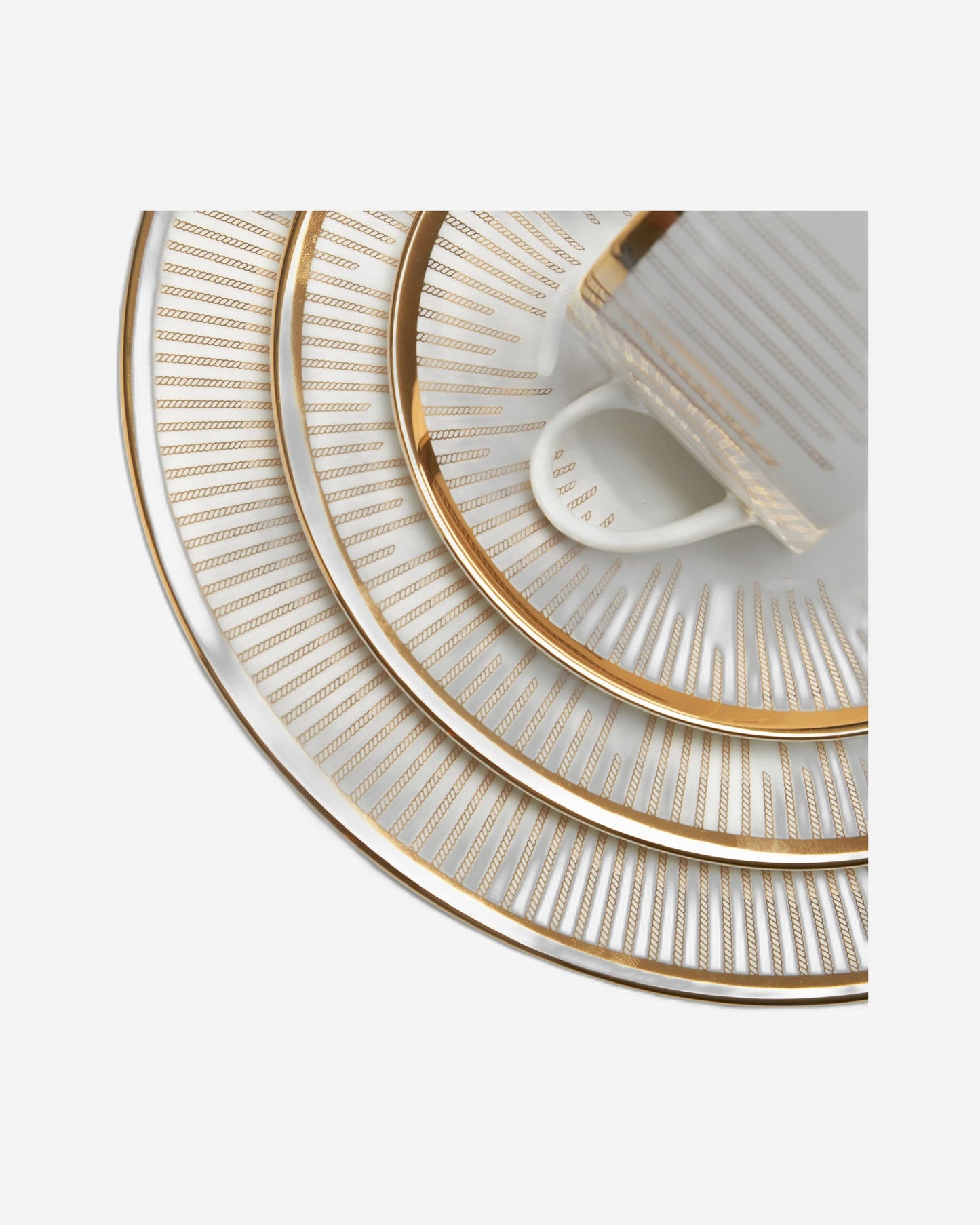 Dankotuwa Dinner Set 59Pc Kane Gold