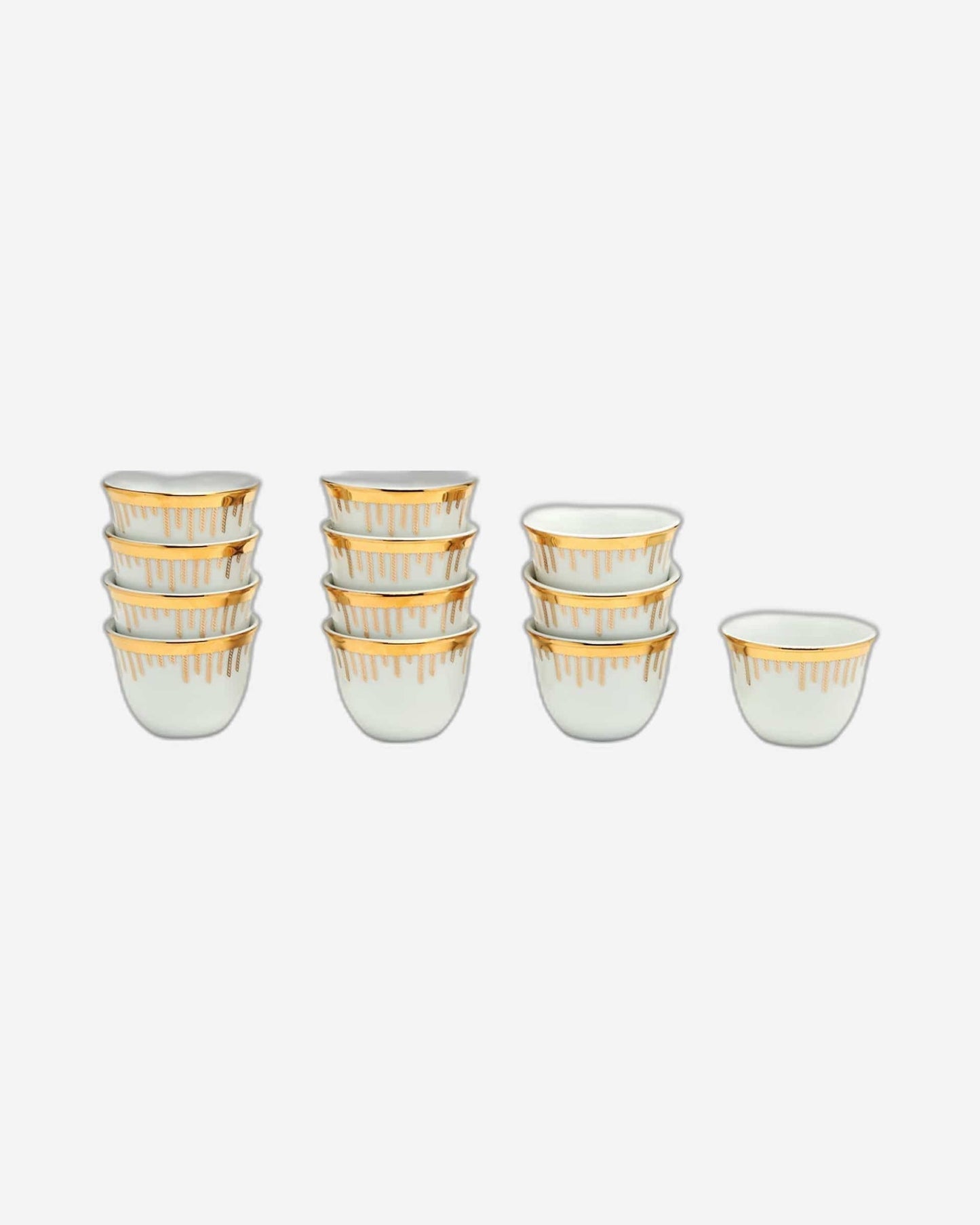 Dankotuwa Cawa Cup Set 12Pc Kane Gold