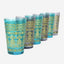 Cuisine Art Brass Moroccan Jora Deco Glass Set 6Pc V2