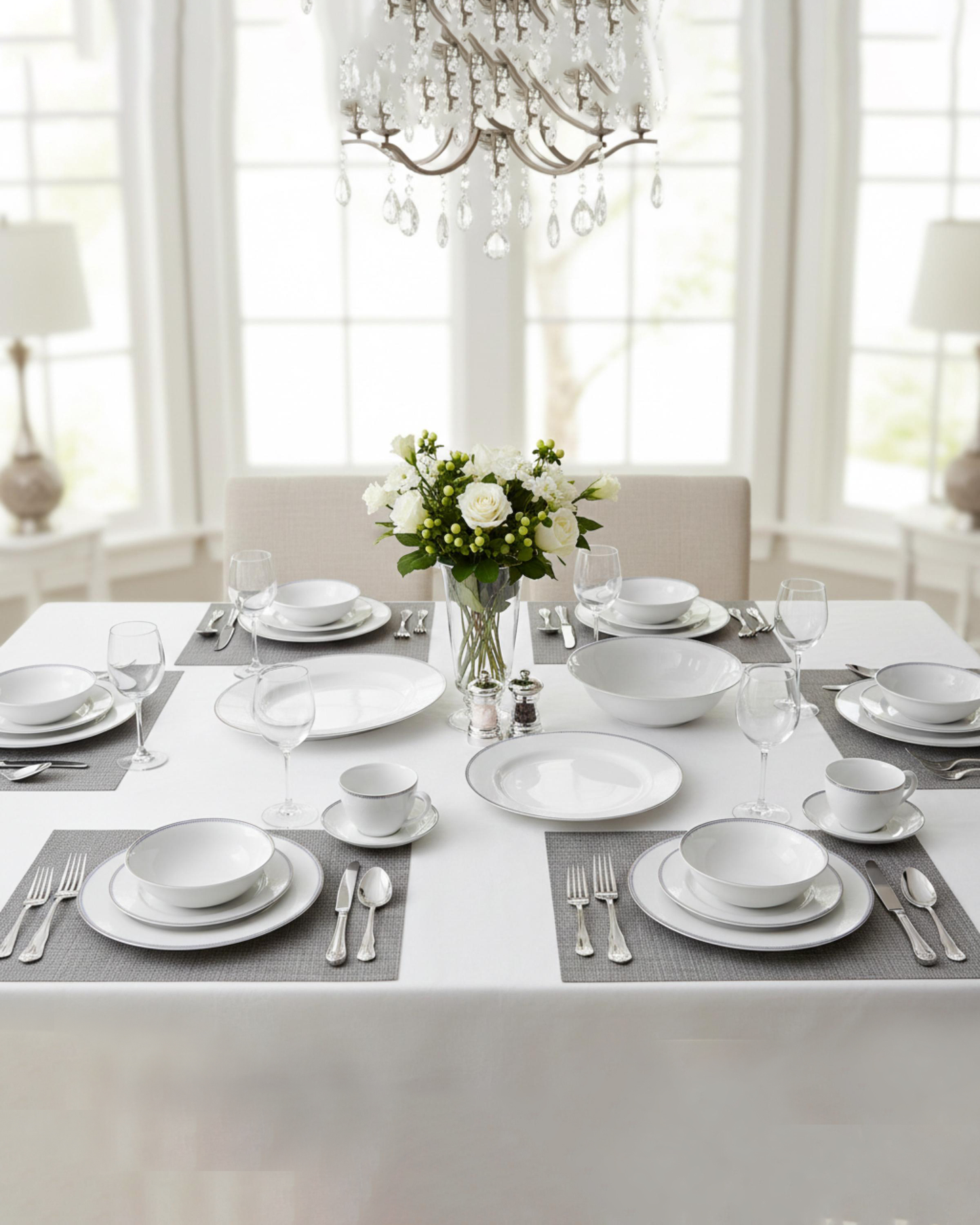 Shallow ARIA Dinnerware Set 32 pcs