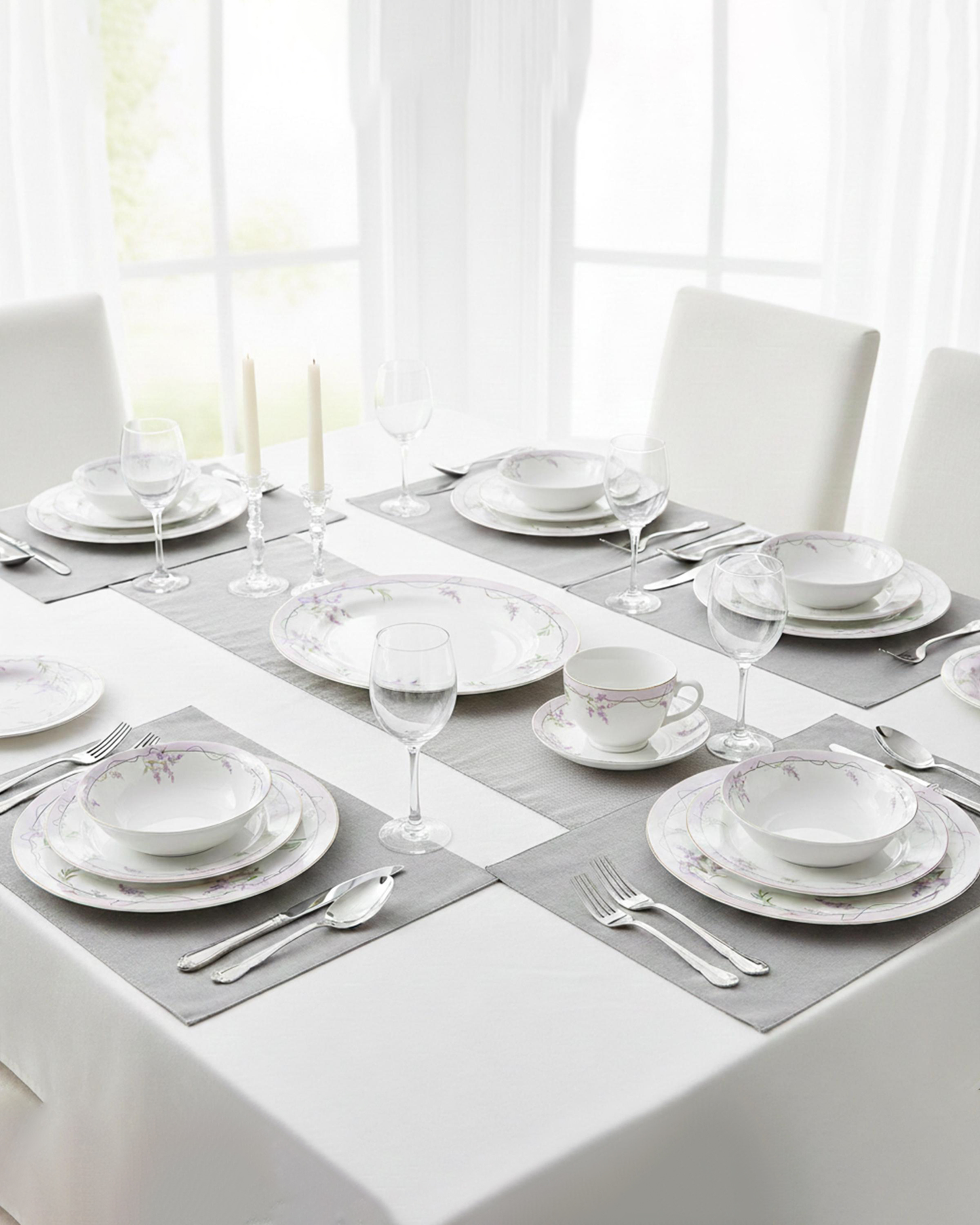 Shallow EIRA Dinnerware Set 32 pcs