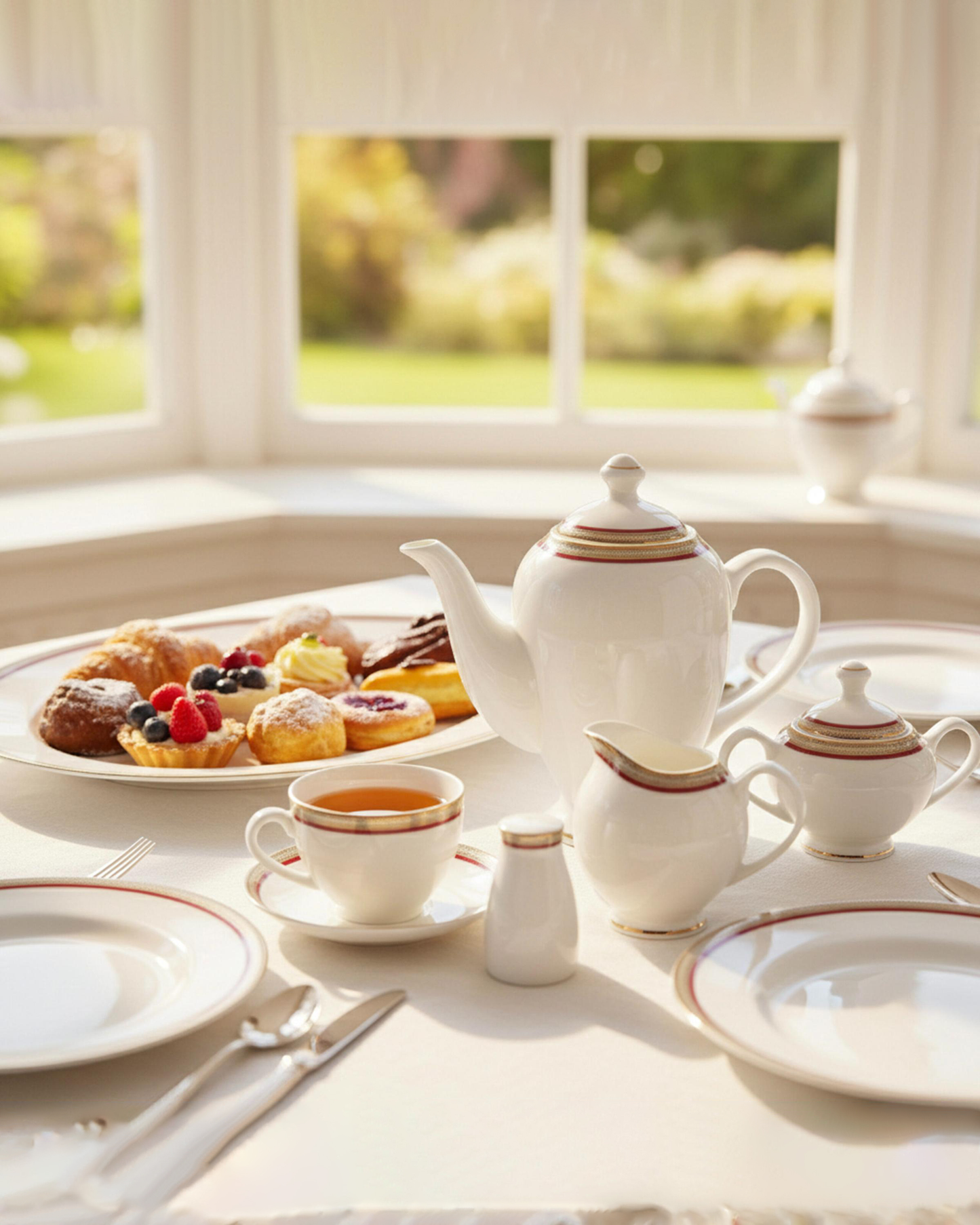 Shallow LUMA Dinnerware Set 47 pcs