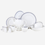 Shallow MIRA Dinnerware Set 47 pcs