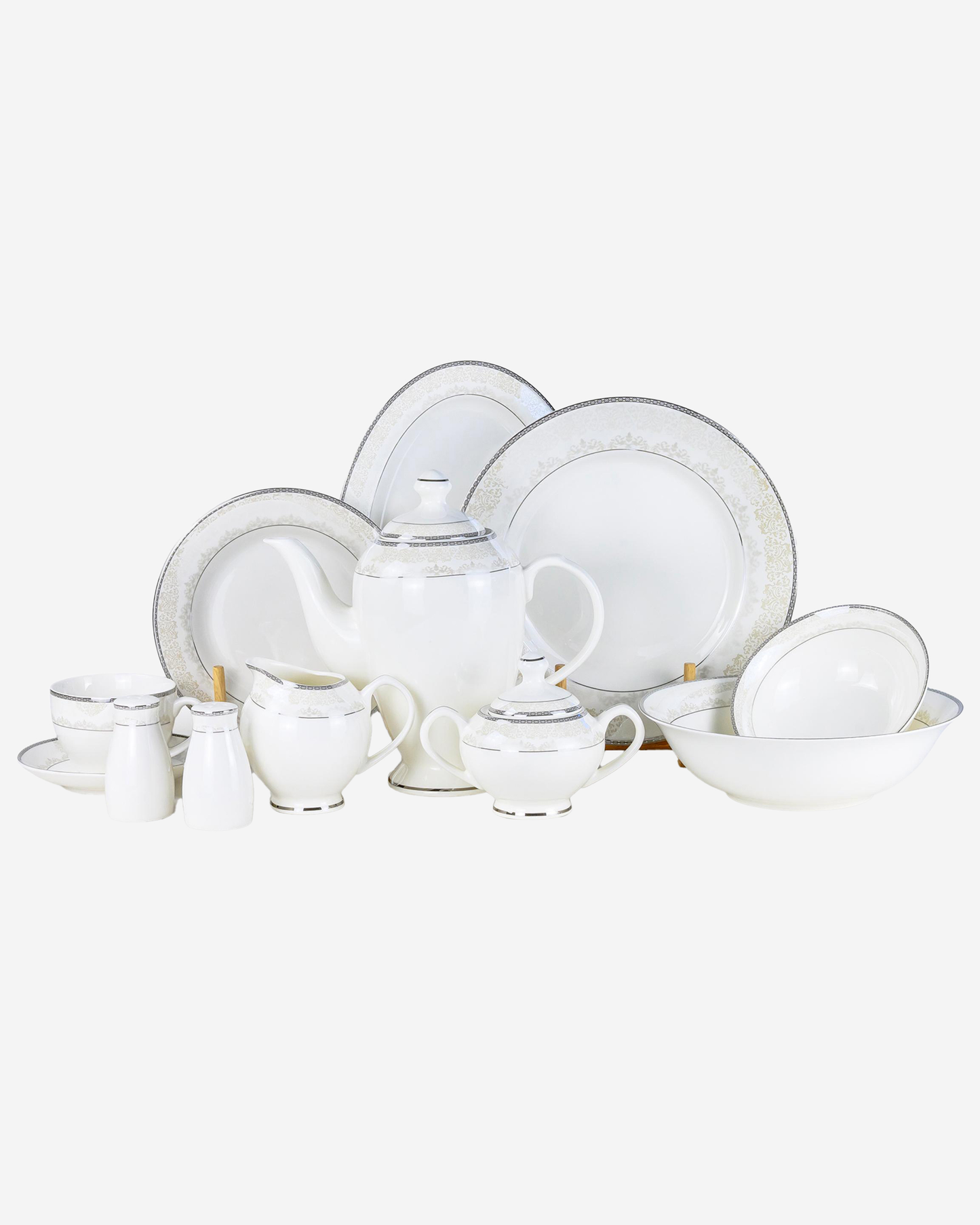 Shallow VERA Dinnerware Set 47 pcs