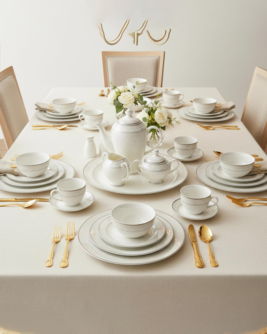 Shallow VERA Dinnerware Set 47 pcs