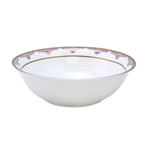 Shallow 23 cm SAVANAH Bowl, Elegant White Porcelain Serving Bowl for Soup, Salad, Dessert & More