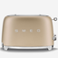 SMEG Toaster Champagne Matt - TSF01CHMUK