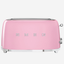 Smeg 4-Slice Toaster Pink