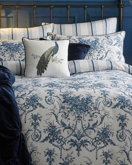 Laura Ashley "Tuileries" Duvet Cover Set in Midnight