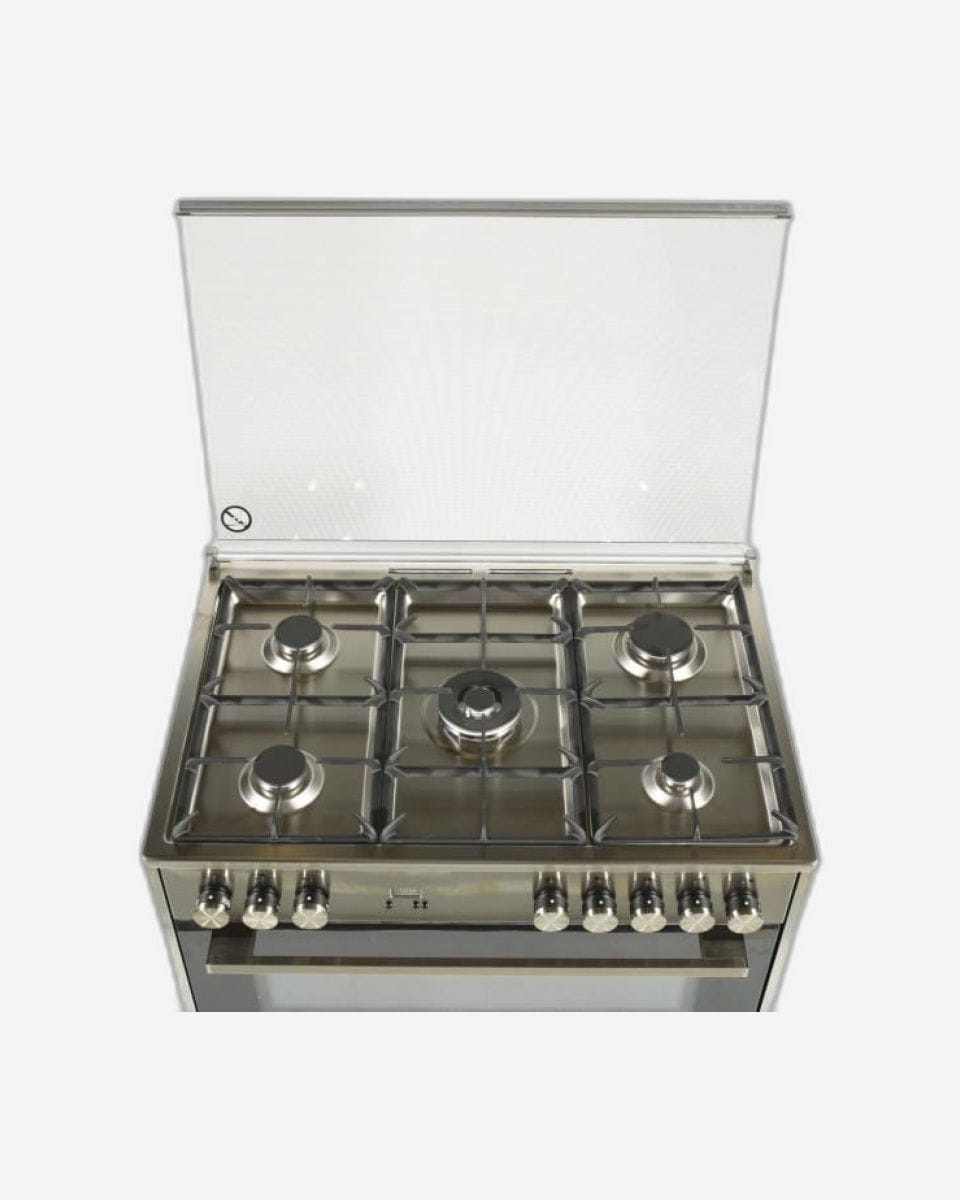 Bertazzoni Full Gas Range Cooker 90x60, Stainless Steel
