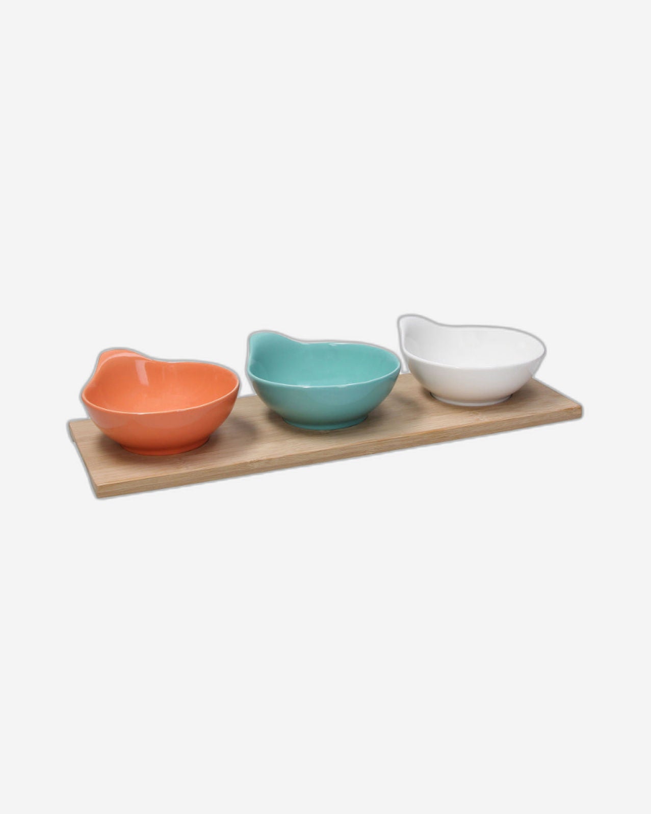 Tognana Nairobi Set Of Bowls With Tray 3 Pcs