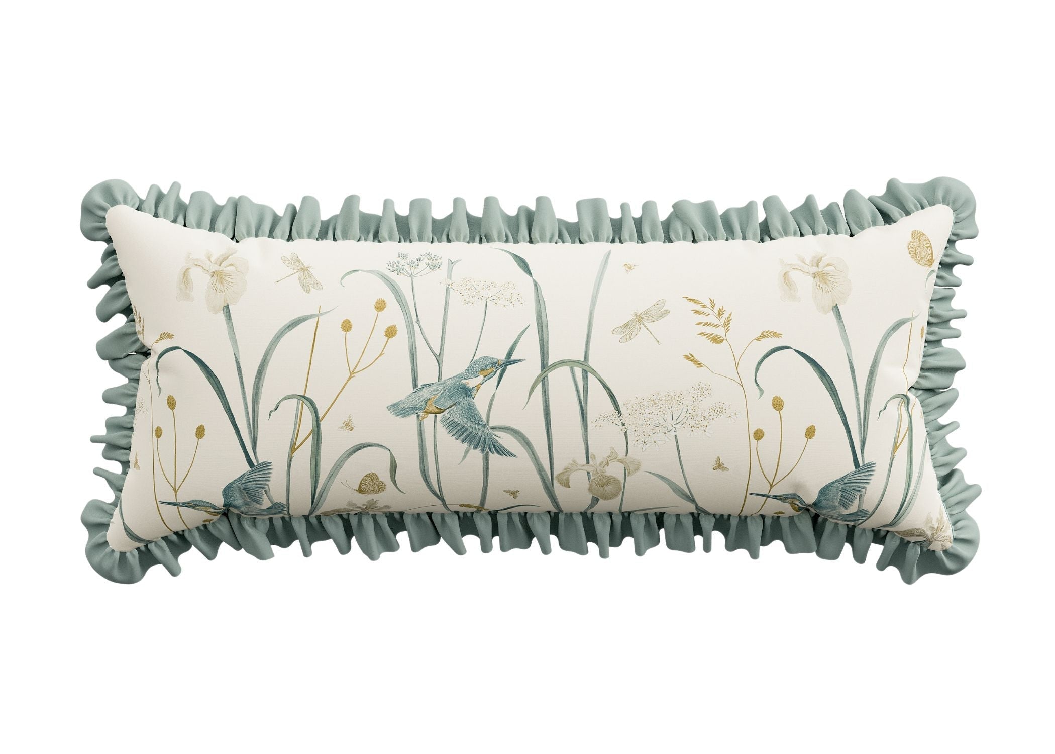 Sanderson "Tila Lime" Duvet Cover Set in Gold