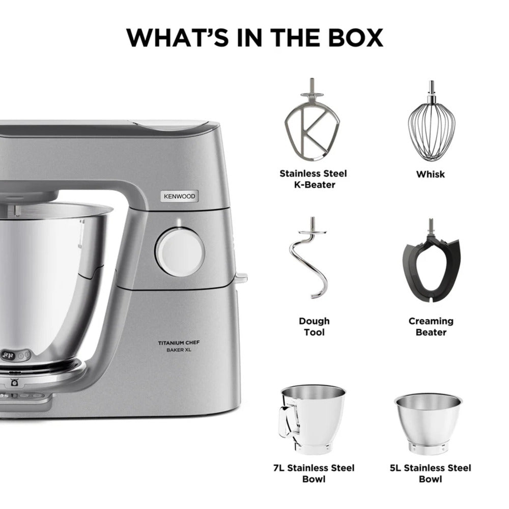 Kenwood Kitchen Machine Titanium Chef Baker Xl