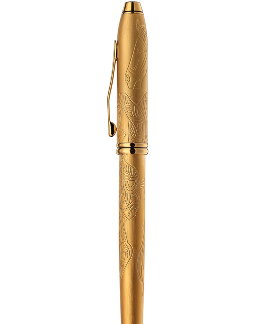 Cross Townsend 23KT Gold-Plated Zodiac Horse Rollerball Pen