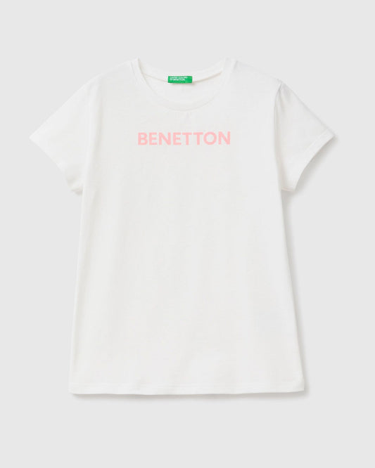 100% cotton t-shirt with logo