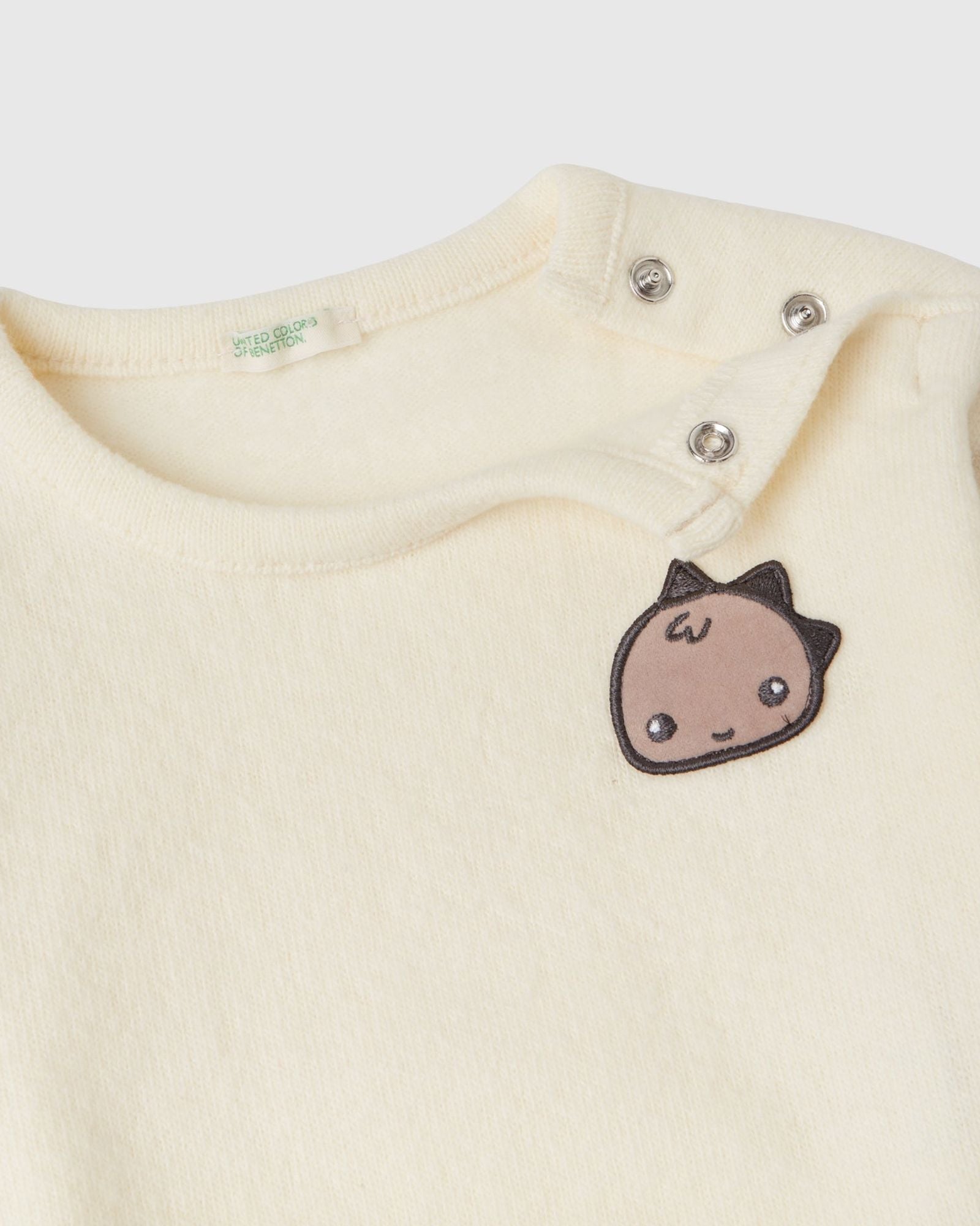 Sweatshirt in recycled cotton blend