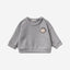Sweatshirt in recycled cotton blend