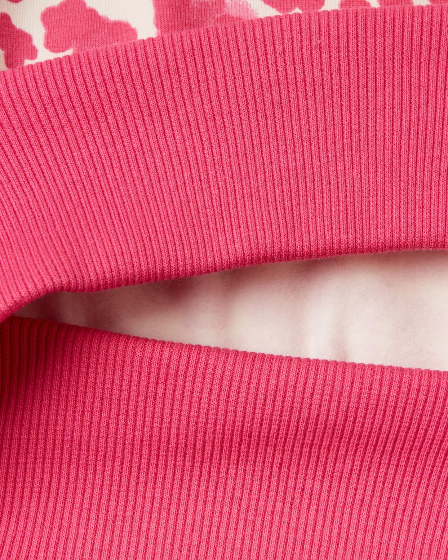 Animal print sweatshirt in stretch cotton blend