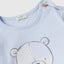 Optical t-shirt with teddy bear print