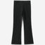 Flared leggings in stretch cotton