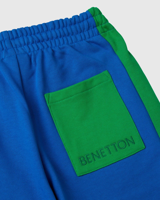 Balloon fit joggers with side bands