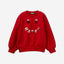 Crew neck sweatshirt with logo print