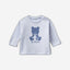 Organic cotton sweatshirt with print