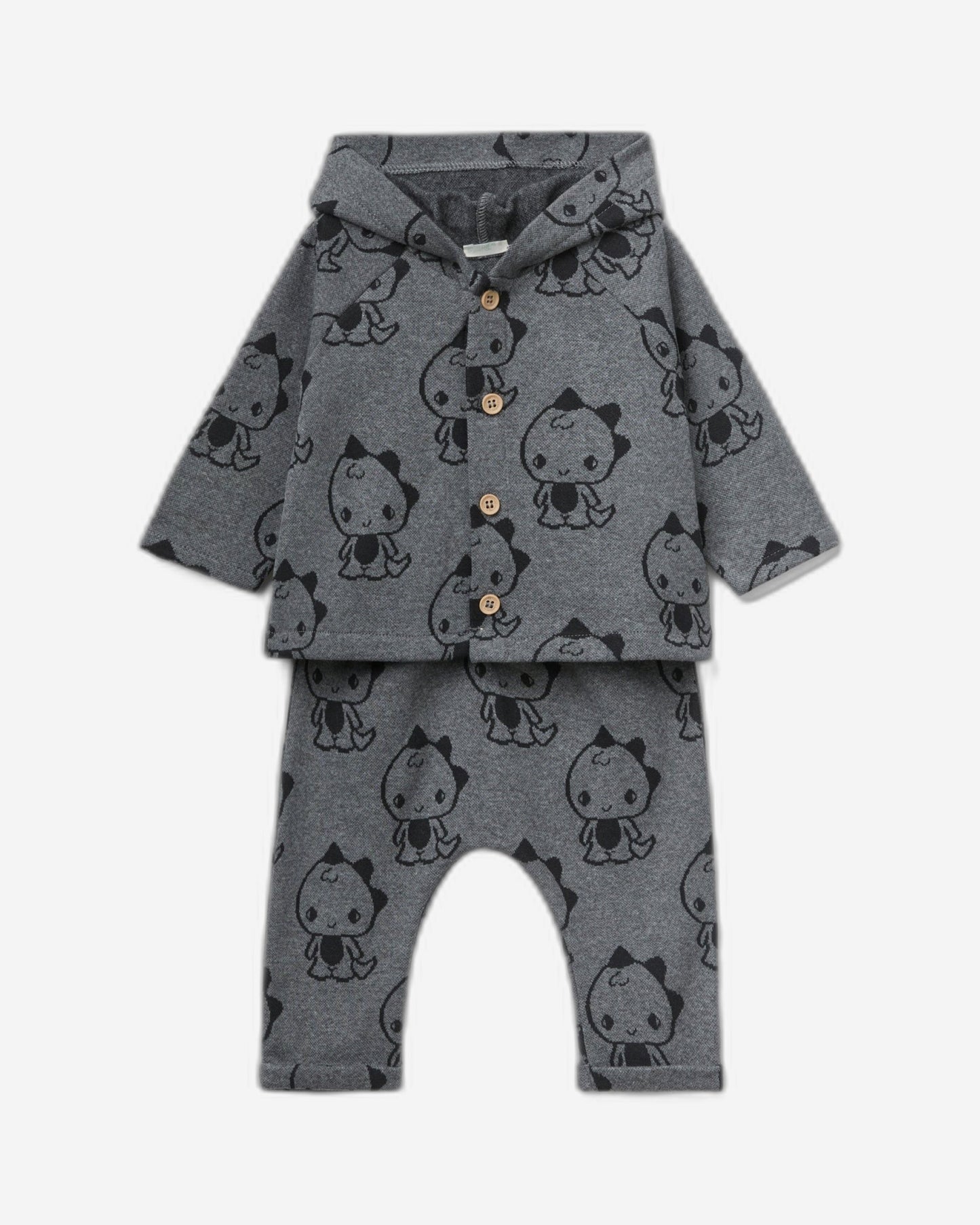 Outfit with dinosaur print