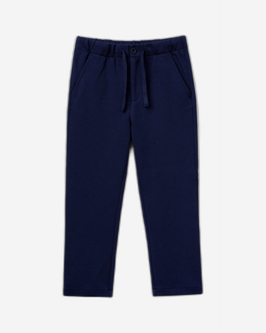 Regular fit trousers with drawstring